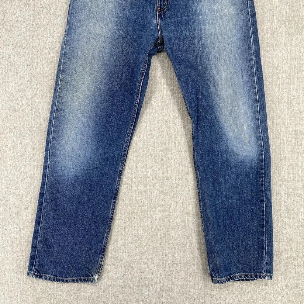 Levis 505 Regular Fit Vintage Straight Leg Jeans Mens 36x30 Denim Made in USA 92